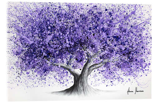 Acrylic print Jacaranda Jazz Tree