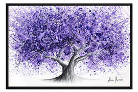 Gerahmter Kunstdruck Jacaranda Jazz Tree