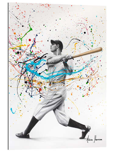 Galleriprint Home Run - Baseball player