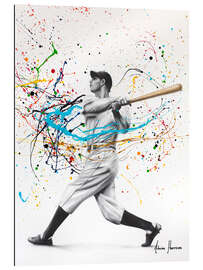 Gallery print Home Run - Baseball player