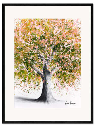 Ingelijste kunstdruk Sparkling Alfresco Tree