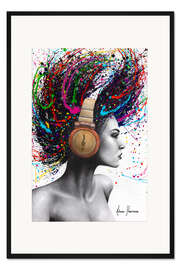 Gerahmter Kunstdruck Listen Loud