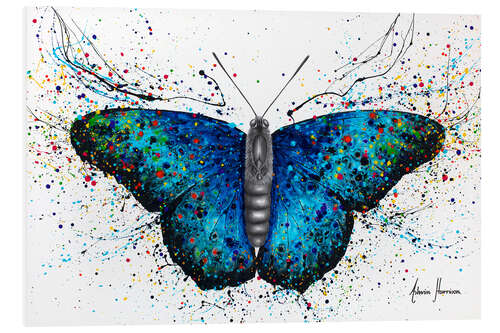 PVC print Sparkling City Butterfly