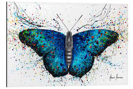 Magnettafel Sparkling City Butterfly