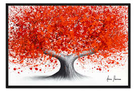 Gerahmter Kunstdruck Volcanic Desert Tree