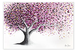 Poster Sparkling Blossom Tree