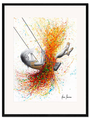 Framed art print Sunshine Swing
