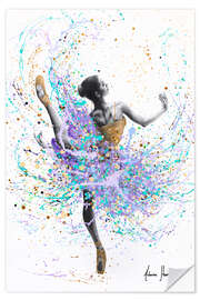 Selvklebende plakat Floret Ballet