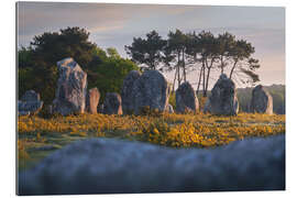 Quadro em plexi-alumínio Megaliths in the morning light