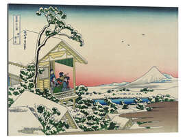 Magnettafel Teahouse at Koishikawa, the morning after a snowfall