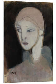 Alubild Mädchen von den Inseln - Helene Schjerfbeck