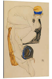 Magnettafel Zwei Liegende Figuren