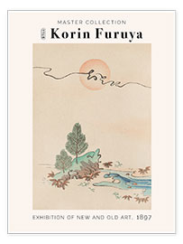 Wall print  Landscape, 1897 I - Korin Furuya