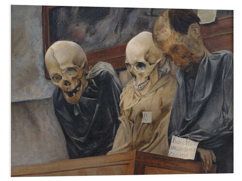 PVC print Three Skulls from Convento dei Cappucini