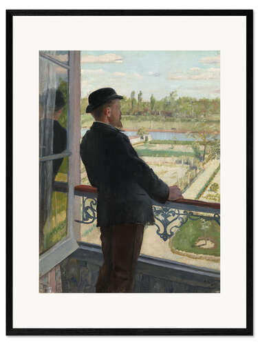 Impresión de arte enmarcada Portrait of Karl Nordström