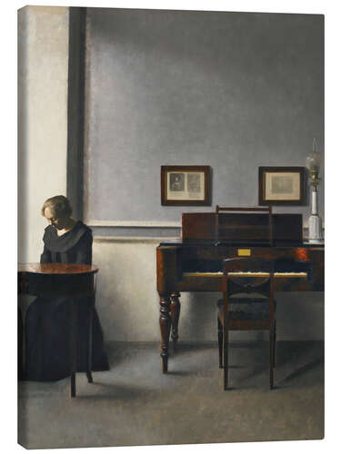 Canvas-taulu Ida In An Interior With Piano