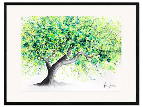 Impresión de arte enmarcada Whitsundays Island Tree