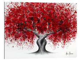 Tableau en plexi-alu Love Twist Tree