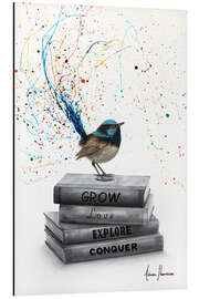 Magnettafel Bücher über das Leben