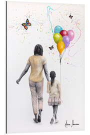 Magnettafel Luftballons und Schmetterlinge