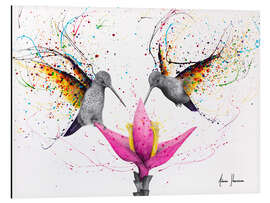 Quadro em alumínio Friendship Hummingbirds