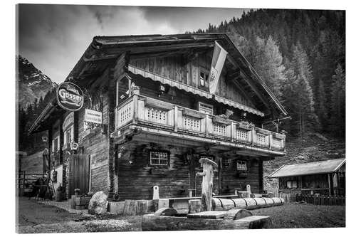 Acrylglasbild Unterstalleralm im Villgratental, Osttirol