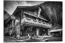 Tableau en plexi-alu Unterstalleralm in Villgratental, East Tyrol