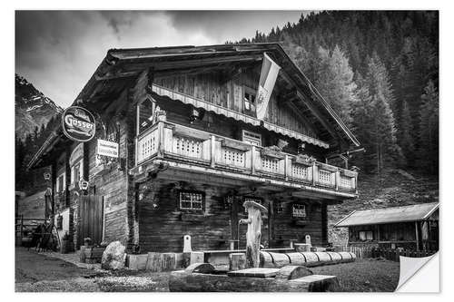 Vinilo para la pared Unterstalleralm in Villgratental, East Tyrol