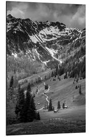 Aluminium print View of the rear Villgratental, East Tyrol