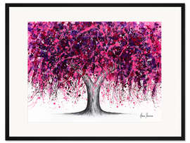 Gerahmter Kunstdruck Berry Explosion Tree