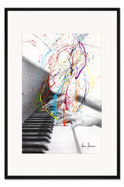 Gerahmter Kunstdruck Piano Performance - Ashvin Harrison