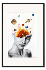 Gerahmter Kunstdruck Solar System - Conscious Universe