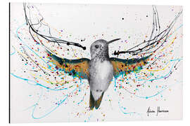 Aluminium print Hummingbird Symphony