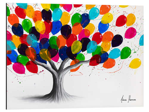 Tableau en aluminium Birthday Tree