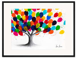 Gerahmter Kunstdruck Birthday Tree