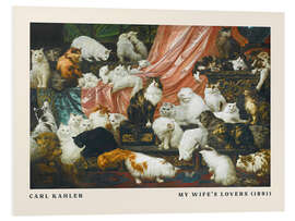 Foam board print My Wife's Lovers, 1891