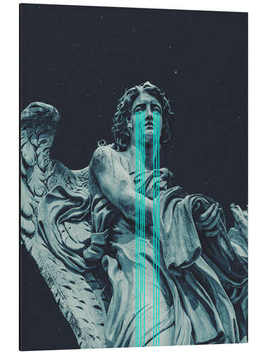 Aluminium print Angel came