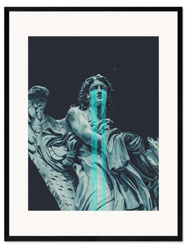 Framed art print Angel came