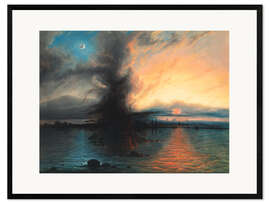 Impresión de arte enmarcada The Rock of Salvation, 1837