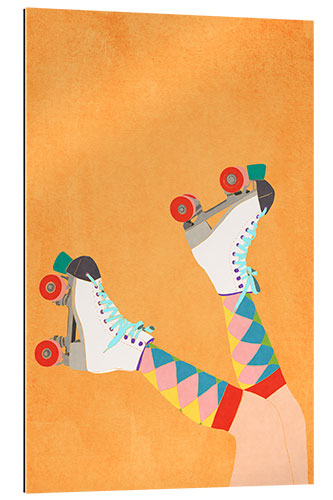 Gallery Print Roller Skates