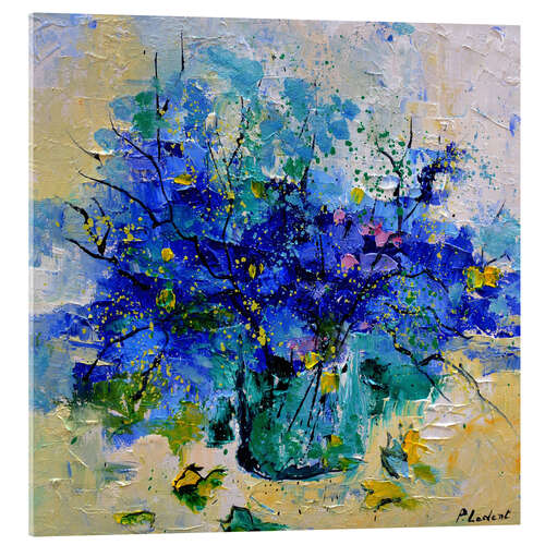 Quadro em acrílico Blue still life