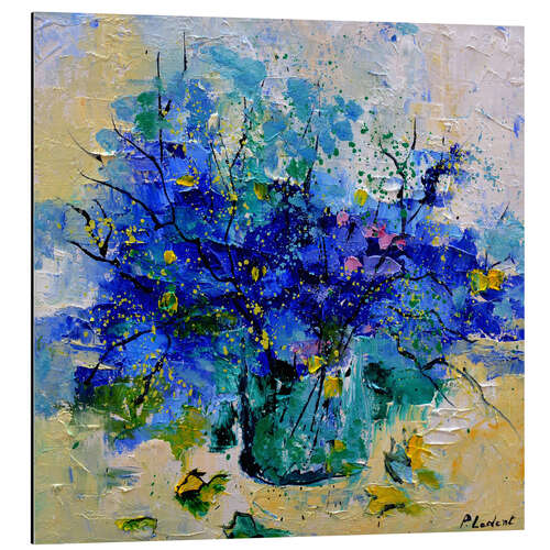 Quadro em alumínio Blue still life