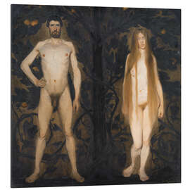 Aluminiumsbilde Adam and Eve