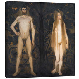 Canvastavla Adam and Eve