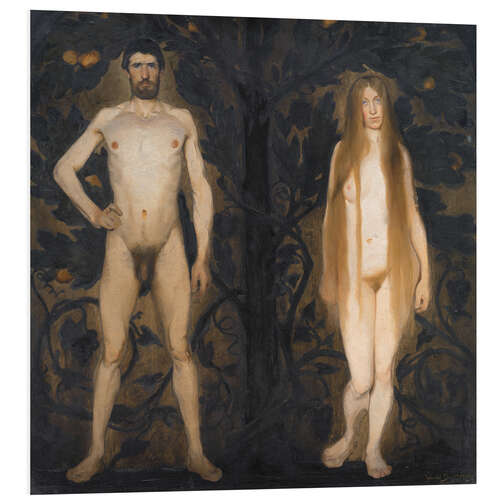 Bilde på skumplate Adam and Eve