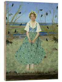 Tableau en bois Spring - Harald Slott-Møller
