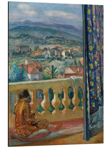 Aluminium print The Cannet - The Blue Curtain