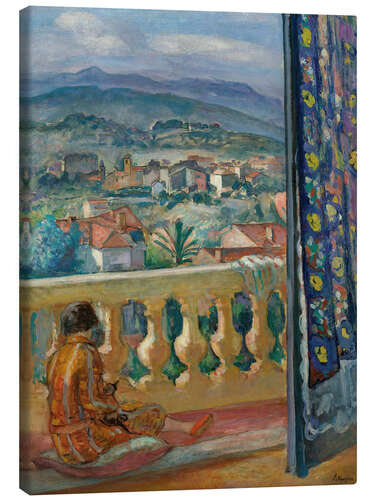 Tableau sur toile Le Cannet - Le Rideau Bleu