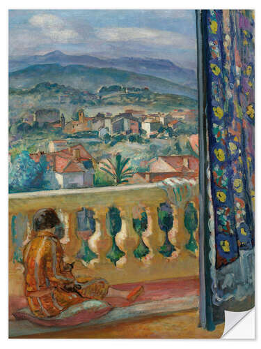 Autocolante decorativo The Cannet - The Blue Curtain