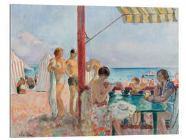 Tableau en plexi-alu Le Bar sur La Plage